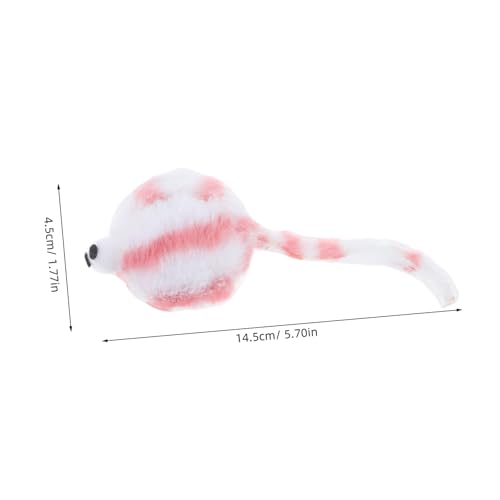 Kisangel 4 Stück Simulierte Plüschmaus Katzenspielzeug Interaktiv Katzenspielzeug Katze, Die Mäusespielzeug Neckt Realistische Kätzchen Katze Neckt Mausspielzeug Rosa Kisangel 4 Stück Simulierte Plüschmaus Katzenspielzeug Interaktiv Katzenspielzeug Katze, Die Mäusespielzeug Neckt Realistische Kätzchen Katze Neckt Mausspielzeug Rosa von Kisangel
