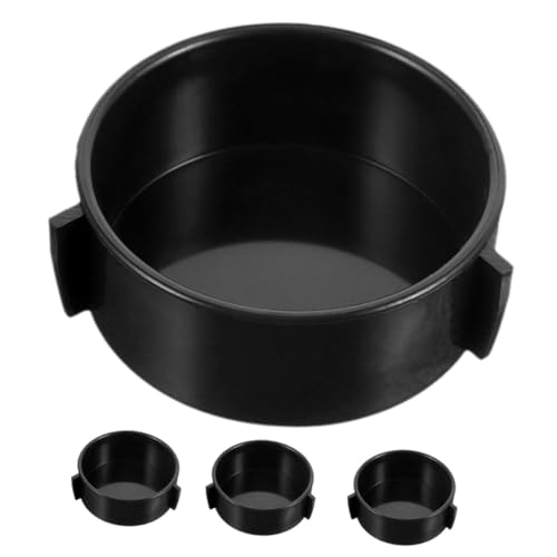 Kisangel 4 Stück Teiliges Keramik Reptilien Napf Glatte Terrarium Futterschalen und Wassernäpfe Multifunktionale Futter und Wasserschale für Eidechsen Bartagamen und Kleine Reptilien von Kisangel