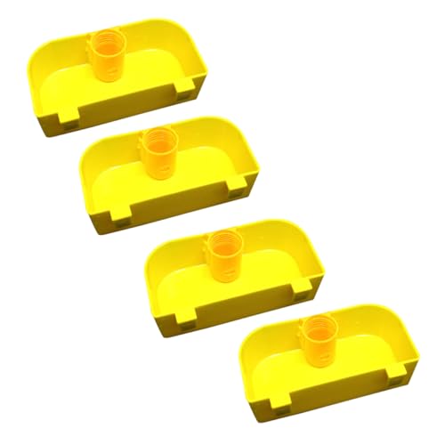 Kisangel 4pcs Papagei Vogel Wasser Dispenser Für Käfig Automatische Vogel Wasser Dispenser Flasche von Kisangel