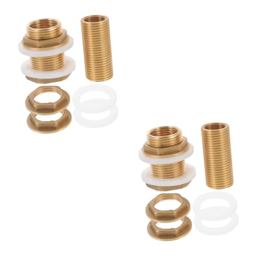 Kisangel 4 Stück Wassertank-Aquarium- Adapter Schlauch Schottwassertankarmatur Wassertankanschluss Schottanschluss Schottverschraubung Mit Ring Teilung Kupfer Innen- Und Außendraht Kisangel 4 Stück Wassertank-Aquarium- Adapter Schlauch Schottwassertankarmatur Wassertankanschluss Schottanschluss Schottverschraubung Mit Ring Teilung Kupfer Innen- Und Außendraht von Kisangel