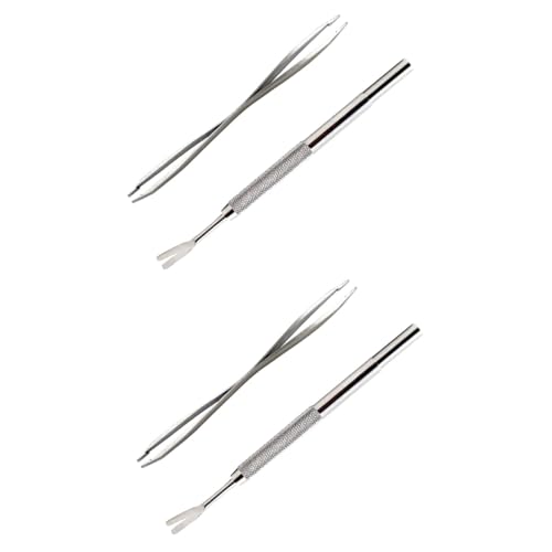 Kisangel 4 Stück Zeckenentferner Aus Edelstahl Pinzetten-kit Zeckenentferner Kit Pinzette Und Entferner-kit Kisangel 4 Stück Zeckenentferner Aus Edelstahl Pinzetten-kit Zeckenentferner Kit Pinzette Und Entferner-kit von Kisangel
