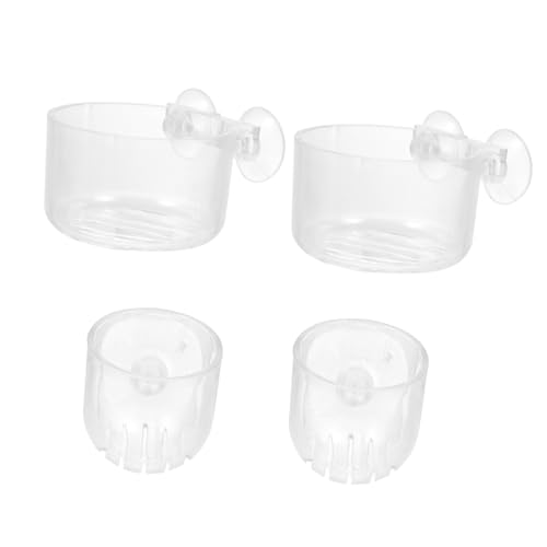 Kisangel 4 Stück Zubringer aufzuchtfutter Fische augplatte Acryl-Aquarium Zubehör für Terrarien Werkzeug Fischfütterungsbecher Futterbehälter für Aquarien Artemia Fressnapf Container Tasse Kisangel 4 Stück Zubringer aufzuchtfutter Fische augplatte Acryl-Aquarium Zubehör für Terrarien Werkzeug Fischfütterungsbecher Futterbehälter für Aquarien Artemia Fressnapf Container Tasse von Kisangel
