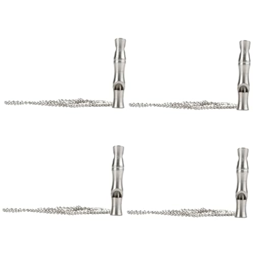 Kisangel 4 Stück edelstahlrohr sportspiele Ultraschallpfeife Outdoorpfeife für Haustiere Hundepfeife Bellkontrolle Outdoor-Campingpfeife Pfeife aus Metall Pfeife hängt Rostfreier Stahl Kisangel 4 Stück edelstahlrohr sportspiele Ultraschallpfeife Outdoorpfeife für Haustiere Hundepfeife Bellkontrolle Outdoor-Campingpfeife Pfeife aus Metall Pfeife hängt Rostfreier Stahl von Kisangel