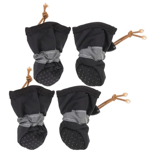 Kisangel Leicht Zu Tragende Hundeschuhe 4 Stück Atmungsaktive Regenschuhe für Haustiere Kisangel Leicht Zu Tragende Hundeschuhe 4 Stück Atmungsaktive Regenschuhe für Haustiere von Kisangel
