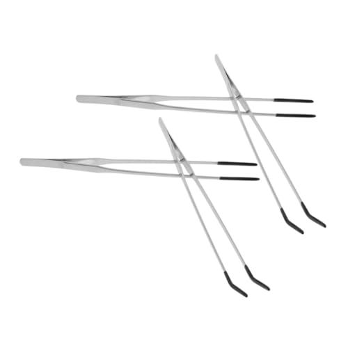 Kisangel 4stücke Futterpinzette Für Reptilien Und Aquarien Edelstahlkonstruktion Verschleißfest Für Pflanzen Von Wasserpflanzen Füttern Und Tägliche Pflege Kisangel 4stücke Futterpinzette Für Reptilien Und Aquarien Edelstahlkonstruktion Verschleißfest Für Pflanzen Von Wasserpflanzen Füttern Und Tägliche Pflege von Kisangel