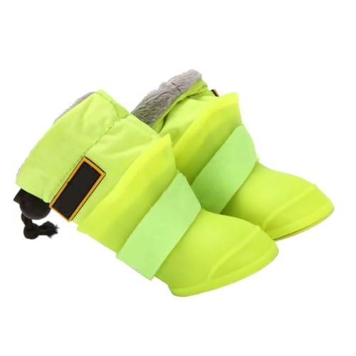Kisangel 4Stücke wasserdichte Hundeschuhe aus rutschfeste Pfotenschutz für Kleine Mittlere und Große für Regenwetter und Pfotenpflege Fluoreszierendes Kisangel 4Stücke wasserdichte Hundeschuhe aus rutschfeste Pfotenschutz für Kleine Mittlere und Große für Regenwetter und Pfotenpflege Fluoreszierendes von Kisangel