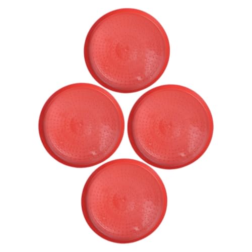 Kisangel 4stücke Kleine Futterschale Für Geflügel Hühner Enten Gänse Aus Kunststoff Futterbehälter Teller Für Küken Geflügelfutterspender Kisangel 4stücke Kleine Futterschale Für Geflügel Hühner Enten Gänse Aus Kunststoff Futterbehälter Teller Für Küken Geflügelfutterspender von Kisangel