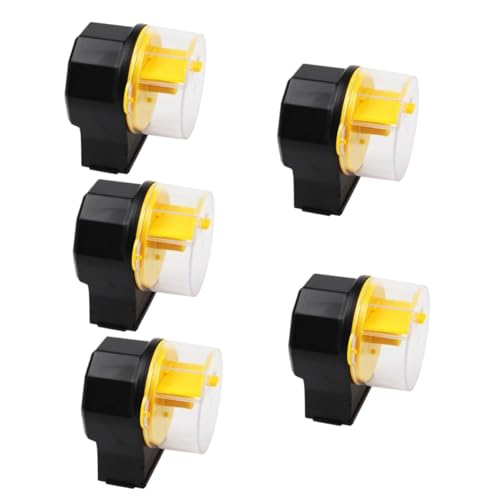 Kisangel 5 Sets Automatischer Futterspender Für Aquarien Futterspender Für Aquarien Große Kapazität Automatischer Futterspender Einstellbarer Timer Fütterungsmaschine Für Schildkröten von Kisangel
