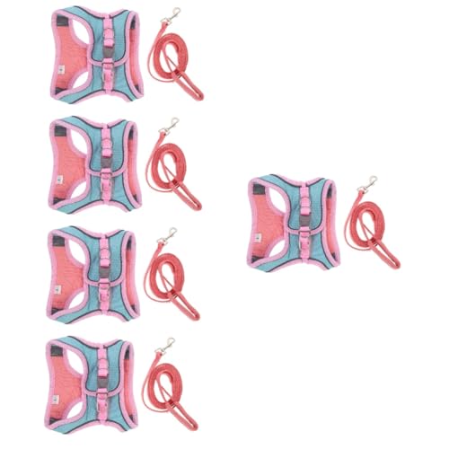Kisangel 5 Sets Outdoor Haustier Walking Reflektierende Welpen Weste Katze Schutz Seil Enthalten Kätzchen Set Kisangel 5 Sets Outdoor Haustier Walking Reflektierende Welpen Weste Katze Schutz Seil Enthalten Kätzchen Set von Kisangel