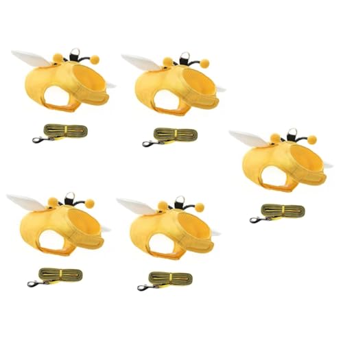Kisangel 5 Sets Haustierfreundliche Katzenweste Mit Verstellbarer Leine Für Sichere Outdoor-Abenteuer Kisangel 5 Sets Haustierfreundliche Katzenweste Mit Verstellbarer Leine Für Sichere Outdoor-Abenteuer von Kisangel