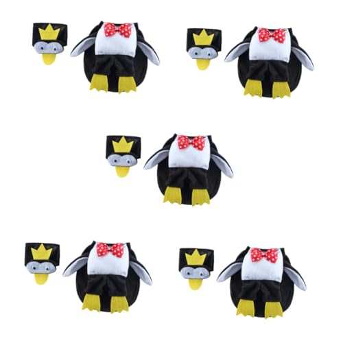 Kisangel 5 Sätze Verwandlungskostüm für Haustiere Hund Stirnband Schleife Katze-Pinguin-Hut Halloween- Welpen-Kit Mäntel weihnachtsdeko Welpenbedarf dekorativer Hundemantel Polyester Kisangel 5 Sätze Verwandlungskostüm für Haustiere Hund Stirnband Schleife Katze-Pinguin-Hut Halloween- Welpen-Kit Mäntel weihnachtsdeko Welpenbedarf dekorativer Hundemantel Polyester von Kisangel
