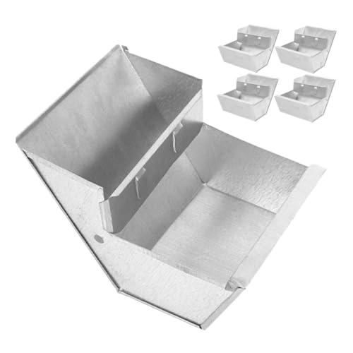 Kisangel 5 Stück Teiliges Metall-napf Kleintiere Großer Futterspender mit Erhöhter Konstruktion Auslaufsicher und Einfach zu Reinigen Geeignet für Kaninchen Meerschweinchen Geflügel und Kisangel 5 Stück Teiliges Metall-napf Kleintiere Großer Futterspender mit Erhöhter Konstruktion Auslaufsicher und Einfach zu Reinigen Geeignet für Kaninchen Meerschweinchen Geflügel und von Kisangel