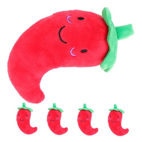 Kisangel 5 Stück Teiliges Squeaky für Hunde Chili Pfeffer Form Interaktives Kauspielzeug für Haustiere Leicht zu Reinigen Fördert Aktives und Einsamkeit Kisangel 5 Stück Teiliges Squeaky für Hunde Chili Pfeffer Form Interaktives Kauspielzeug für Haustiere Leicht zu Reinigen Fördert Aktives und Einsamkeit von Kisangel