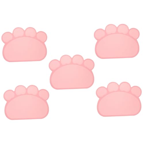 Kisangel 5 Stücke Isolierte Hundefuttermatte Katzennapfmatte Dickes Haustier Tischset Wassernapfmatte Für Katzen Hunde Kisangel 5 Stücke Isolierte Hundefuttermatte Katzennapfmatte Dickes Haustier Tischset Wassernapfmatte Für Katzen Hunde von Kisangel