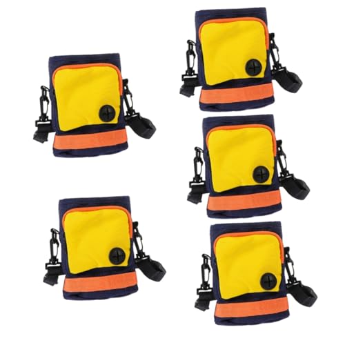Kisangel 5-teilige Leckerli-Taschen für Hunde für Outdoor-aktivitäten Hundetrainingstasche Leckerli-Tasche für Welpen Verstellbarer Riemen und Loch für Kotbeutel und Leicht Kisangel 5-teilige Leckerli-Taschen für Hunde für Outdoor-aktivitäten Hundetrainingstasche Leckerli-Tasche für Welpen Verstellbarer Riemen und Loch für Kotbeutel und Leicht von Kisangel
