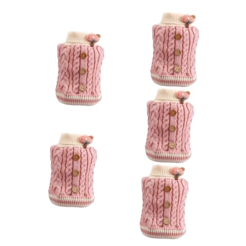 Kisangel 5St Welpenweste aus Baumwolle Schneeanzug für Hunde kleine Hundepullover Hundekleidung Jacke Hundekostüm Katzenkostüm mittlerer Hund der Hund Kätzchen Hündchen Stoff Rosa Kisangel 5St Welpenweste aus Baumwolle Schneeanzug für Hunde kleine Hundepullover Hundekleidung Jacke Hundekostüm Katzenkostüm mittlerer Hund der Hund Kätzchen Hündchen Stoff Rosa von Kisangel