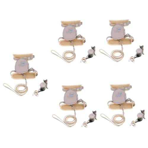 Kisangel 5 Stücke Einstellbare Katze Kätzchen Weste Leine Outdoor Katze Walking Ziehen Seil Für Katzen Und Hunde Kisangel 5 Stücke Einstellbare Katze Kätzchen Weste Leine Outdoor Katze Walking Ziehen Seil Für Katzen Und Hunde von Kisangel