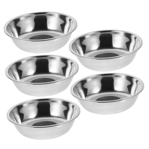 Kisangel 5Stücke Hundenapf aus Teiliges Futter und Wassernapf für Katzen Reinigendes Futterspender für Welpen Lebensmittelecht von Kisangel