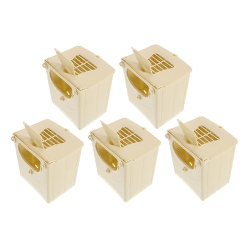 Kisangel 5stücke Nistkasten Für Vögel Vogelzuchtbox Für Wellensittiche Nistkästen Für Papageien Sicheres Bruthaus Für Kleine Vögel Praktische Und Dekorative Vogelhäuser von Kisangel