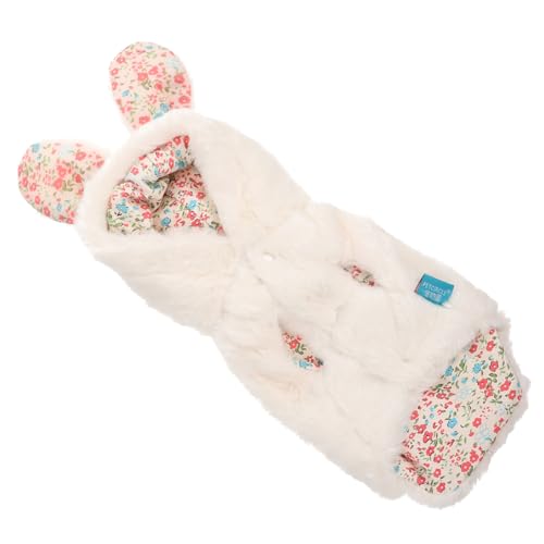 Kisangel 5st Hase Große Ohren Baumwolle Kleines Hundekostüm Welpenpullover Kleid Für Mädchen Hasenkostüm Kleine Hundekleidung Entzückendes Hundekleid Mäntel Schmücken Winter Polyester von Kisangel