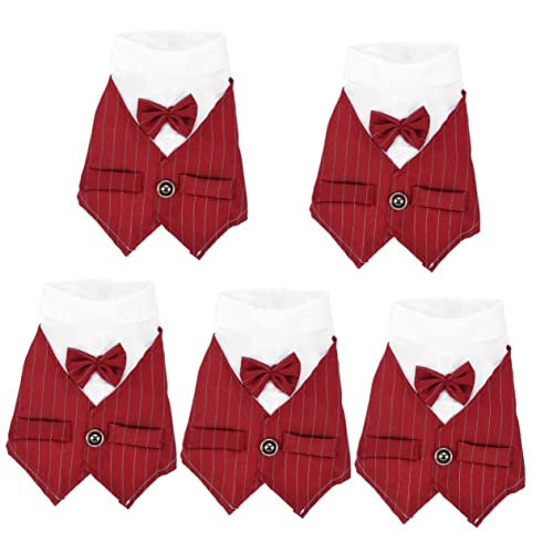 Kisangel 5St Haustieranzug hundekostüm Hunde kostüm Jungen-Outfits Halloweenkostüm binden Jungs kostüm männliche Hundekleidung Hunde-Outfit mittlerer Hund einstellen Schal Kisangel 5St Haustieranzug hundekostüm Hunde kostüm Jungen-Outfits Halloweenkostüm binden Jungs kostüm männliche Hundekleidung Hunde-Outfit mittlerer Hund einstellen Schal von Kisangel