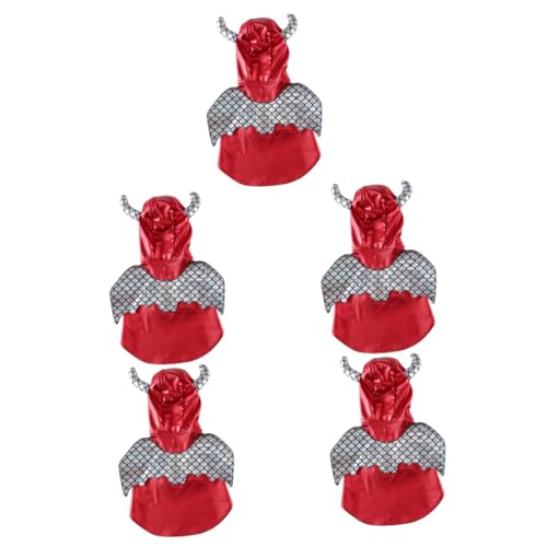 Kisangel 5st Kleidung Für Haustiere Vampir-kostü Haustierkleidung Dämon-Hoodie Hunde-Outfit Welpenkostü Verschleißfeste Welpenkleidung Empfindlich Haustierzubehör Rot Polyester Kisangel 5st Kleidung Für Haustiere Vampir-kostü Haustierkleidung Dämon-Hoodie Hunde-Outfit Welpenkostü Verschleißfeste Welpenkleidung Empfindlich Haustierzubehör Rot Polyester von Kisangel