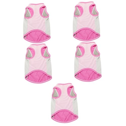 Kisangel 5st Kühlweste Für Haustiere Kleines Hundeshirt Outdoorbekleidung Sommerjacken Haustier Sommer Kleine Hundejacke Ärmellose Weste Für Haustiere Hundekleidung Polyester Rosa Gurt Kisangel 5st Kühlweste Für Haustiere Kleines Hundeshirt Outdoorbekleidung Sommerjacken Haustier Sommer Kleine Hundejacke Ärmellose Weste Für Haustiere Hundekleidung Polyester Rosa Gurt von Kisangel