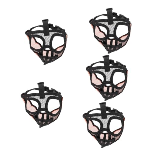 Kisangel 5st Maulkorb Mit Kurzer Schnauze Haustier Hund Zubehör Hundemaske Für Hunde Für Hunde Mesh-maulkorb Mesh-hundemasken Maschen-Bulldoggen-maulkorb PVC Tragbar Hundemaul Kisangel 5st Maulkorb Mit Kurzer Schnauze Haustier Hund Zubehör Hundemaske Für Hunde Für Hunde Mesh-maulkorb Mesh-hundemasken Maschen-Bulldoggen-maulkorb PVC Tragbar Hundemaul von Kisangel
