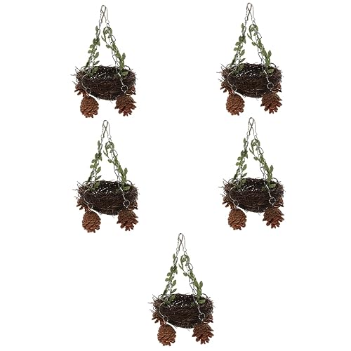 Kisangel 5st Natürliches Rattan-vogelnest Papagei Vogelbett Kleine Papageienspielzeuge Brütendes Vogelbett Hängendes Vogelnest Vogelhaus Selber Machen Vogelnest Aus Rattan Kolibri-Nest Kisangel 5st Natürliches Rattan-vogelnest Papagei Vogelbett Kleine Papageienspielzeuge Brütendes Vogelbett Hängendes Vogelnest Vogelhaus Selber Machen Vogelnest Aus Rattan Kolibri-Nest von Kisangel