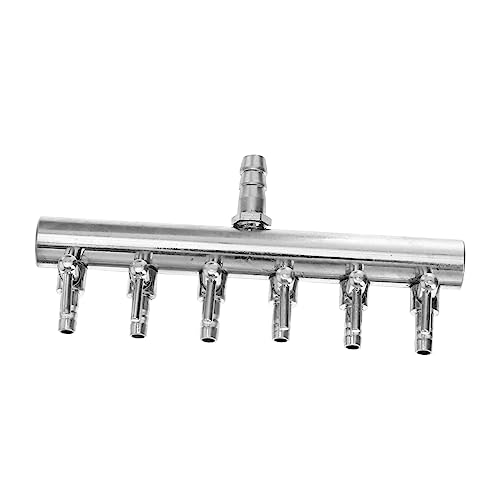 Kisangel Edelstahl Luftpumpe Hebel Aquarium Airline Splitter Distributor Für Süßwasser von Kisangel