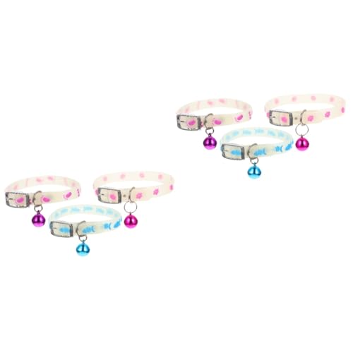 Kisangel 6 STK Fluoreszierendes Haustierhalsband Hunde Leuchtend festlich geführte Halskette Kragen Gürtel Haustiere Anti-Verlust-Halsband Welpenhalsband nachts Kisangel 6 STK Fluoreszierendes Haustierhalsband Hunde Leuchtend festlich geführte Halskette Kragen Gürtel Haustiere Anti-Verlust-Halsband Welpenhalsband nachts von Kisangel