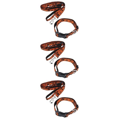 Kisangel 3 Sets Hundehalsband Mit Einzigartigem Muster Verstellbare Nylon-Leine Kürbishut-Halskette Halloween-Festival-hundehalsband 2 Stück * 3 Kisangel 3 Sets Hundehalsband Mit Einzigartigem Muster Verstellbare Nylon-Leine Kürbishut-Halskette Halloween-Festival-hundehalsband 2 Stück * 3 von Kisangel