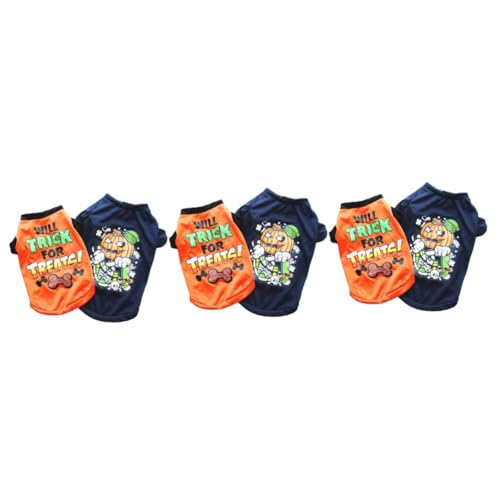 Kisangel 6stücke Halloween Kostüm Lustige Katzen Und Hunde Shirts Mit Kürbis- Atmungsaktive Und Bequeme Kleidung Für Halloween-Partys Und Alltag Erhältlich Kisangel 6stücke Halloween Kostüm Lustige Katzen Und Hunde Shirts Mit Kürbis- Atmungsaktive Und Bequeme Kleidung Für Halloween-Partys Und Alltag Erhältlich von Kisangel