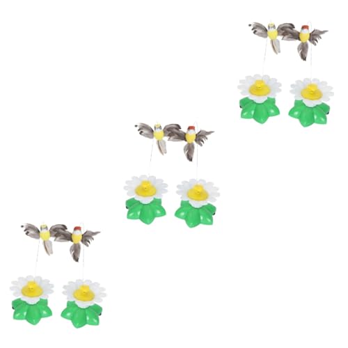 Kisangel 3sets Elektrische Interaktive Spielzeuge Für Katzen Soaring Bird Katze Spielzeug Spaß Haustier Katze Vogel Spielzeug 2 Stücke * 3 von Kisangel