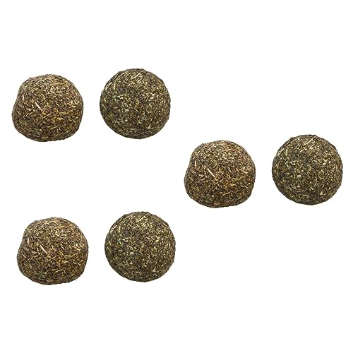 Kisangel 6 STK Katzenminze-Ball Katze Behandelt Spielzeug Katze-Minze-Kugeln Minzkugeln Backenzahn Kisangel 6 STK Katzenminze-Ball Katze Behandelt Spielzeug Katze-Minze-Kugeln Minzkugeln Backenzahn von Kisangel