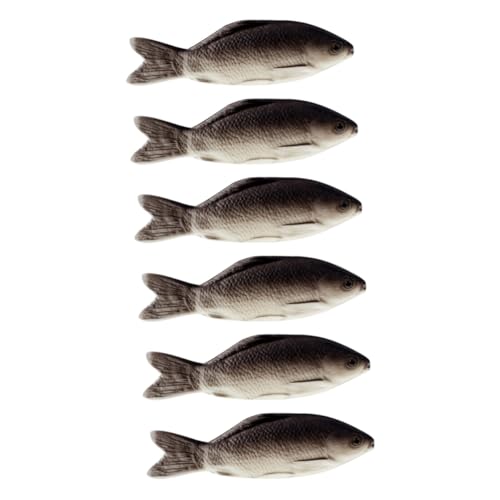 Kisangel Fisch Plüschtier 6 STK Künstlicher Fisch Lebensechtes Tierspielzeug Spielzeug Für Kinder Tierspielzeug Interaktives Fischspielzeug Für Katzen Pu 3D Künstliches Kisangel Fisch Plüschtier 6 STK Künstlicher Fisch Lebensechtes Tierspielzeug Spielzeug Für Kinder Tierspielzeug Interaktives Fischspielzeug Für Katzen Pu 3D Künstliches von Kisangel