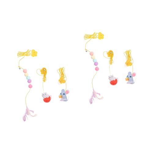 Kisangel 2er-Sets Spielprodukte Für Katzen Mäuse Für Katzen Kätzchen Plüsch Zum Necken Zum Necken Spielzeug Für Haustiere Interaktive Schaukeln Zum Necken Zum Necken 3 Stück X 2 Kisangel 2er-Sets Spielprodukte Für Katzen Mäuse Für Katzen Kätzchen Plüsch Zum Necken Zum Necken Spielzeug Für Haustiere Interaktive Schaukeln Zum Necken Zum Necken 3 Stück X 2 von Kisangel