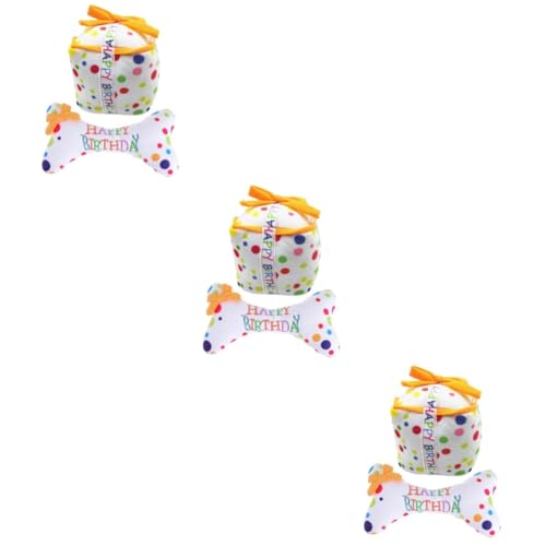Kisangel 6 STK Plüschknochen Plüsch Hund Geburtstagstorte Spielzeug Quietschspielzeug Für Hunde Gefülltes Faultier Plüschtier -plüsch Hundespielzeug Weihnachten Kleiner Hund Kisangel 6 STK Plüschknochen Plüsch Hund Geburtstagstorte Spielzeug Quietschspielzeug Für Hunde Gefülltes Faultier Plüschtier -plüsch Hundespielzeug Weihnachten Kleiner Hund von Kisangel