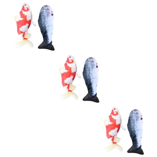 Kisangel 3er-Sets Elektrische Katze Realistisches Fisch-Design Plüsch Und Unterhaltsame Fische Für Ihre Katze 2 Stück * 3 Kisangel 3er-Sets Elektrische Katze Realistisches Fisch-Design Plüsch Und Unterhaltsame Fische Für Ihre Katze 2 Stück * 3 von Kisangel