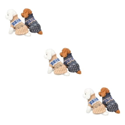 Kisangel 6stücke Haustier Pullover Beige Und Warme Strickmode Für Hunde Und Katzen Herbst-Winter Bekleidung s Niedliche Outfit-Dekoration Für Ihren Vierbeinigen Freund Kisangel 6stücke Haustier Pullover Beige Und Warme Strickmode Für Hunde Und Katzen Herbst-Winter Bekleidung s Niedliche Outfit-Dekoration Für Ihren Vierbeinigen Freund von Kisangel