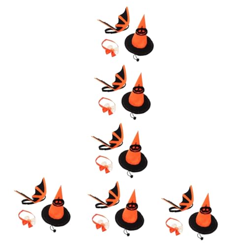 Kisangel 6 Sets Halloween Welpen Hüte Haustier Fliege Hund Kürbis Kostüme Pet Supplies Reflektierende Hundehalsband Kisangel 6 Sets Halloween Welpen Hüte Haustier Fliege Hund Kürbis Kostüme Pet Supplies Reflektierende Hundehalsband von Kisangel