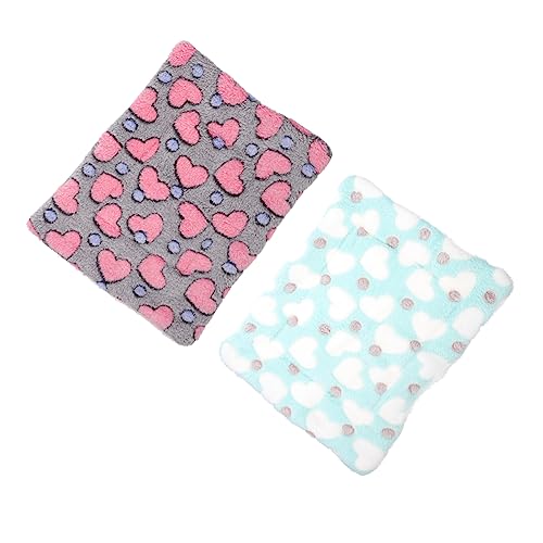 Kisangel 6 STK Hamster Pad kleines Haustierkissen Mini- Igel Lebensraum Hamster Bett hamsterbett matratzenschoner Schlafmatten Hamster Wärmeunterlage Meerschweinchen mat Korallenvlies Kisangel 6 STK Hamster Pad kleines Haustierkissen Mini- Igel Lebensraum Hamster Bett hamsterbett matratzenschoner Schlafmatten Hamster Wärmeunterlage Meerschweinchen mat Korallenvlies von Kisangel