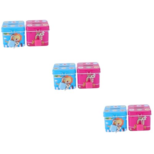 Kisangel 3sets Papagei Training Spielzeug Eisen Boxen für Sittiche Lovebirds Vögel Vogel Spielzeug 2 Stücke * 3 von Kisangel