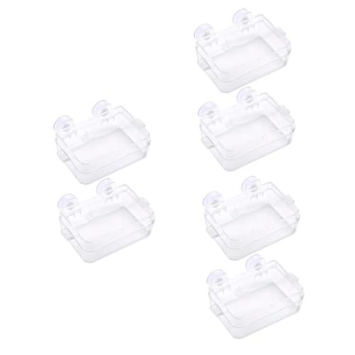 Kisangel 3er-Sets Haustier-eidechsenschale Reptilien-wasserschale Nicht-Design Für Einfache Fütterung Für Geckos Und Bartagamen Sicheres Material 2 Stück X 3 von Kisangel