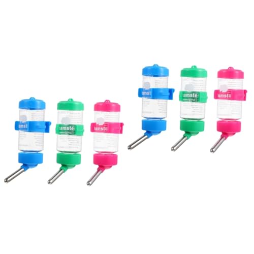 Kisangel 6stücke Hamster Trinkflaschen Praktische Wasserspender Für Kleintiere Mit Transparentem Design Zur Einfachen Wasserstandsüberwachung Für Hamster Und Chinchillas Kisangel 6stücke Hamster Trinkflaschen Praktische Wasserspender Für Kleintiere Mit Transparentem Design Zur Einfachen Wasserstandsüberwachung Für Hamster Und Chinchillas von Kisangel