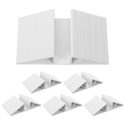 Kisangel 6-teilige Verstärkungsnutbeschläge für Haustiergitter und Babygitter. Praktisches Sicherheitszubehör für die Innenisolierung. Robustes Dreieckdesign von Kisangel