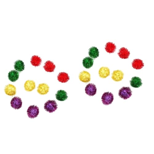 Kisangel 60stücke Bunte Mini Tinsel Bälle Für Katzen Glitzernde Pompons Als Interaktives Spielzeug Für Spiel Und Bewegung Mischfarben Katzenspaß Für Ihre Pelzigen Freunde Kisangel 60stücke Bunte Mini Tinsel Bälle Für Katzen Glitzernde Pompons Als Interaktives Spielzeug Für Spiel Und Bewegung Mischfarben Katzenspaß Für Ihre Pelzigen Freunde von Kisangel