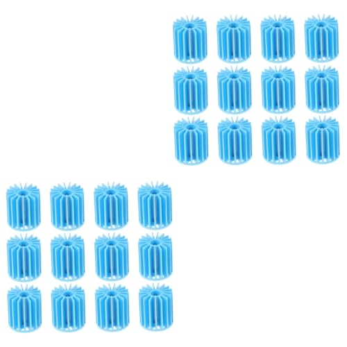 Kisangel 600 STK Bio-Kugeln für Aquarien praktischer Filter Bio Balls Filtermedien Biomedien für Aquarienfilter Bioorb Blau Sieb Aquarium Biokugeln für Aquarien groß Bio-Ball Filter Element von Kisangel