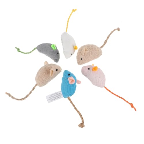 Kisangel Mausspielzeug Katzenspielzeug Plüsch Katzenspielzeug Haustierspielzeug Zufällige Farbe Kisangel Mausspielzeug Katzenspielzeug Plüsch Katzenspielzeug Haustierspielzeug Zufällige Farbe von Kisangel
