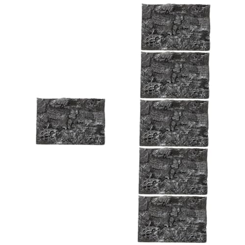 Kisangel 6st Hintergrund Felsplatte Kork-Hintergrund Hintergrund des Bärtigen Drachenpanzers Fisch Reptilienterrarium Reptilienterrarien Tiere Aus Glas Leopard 3D X2 Klettern Pu von Kisangel